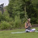 yoga at botanic garden